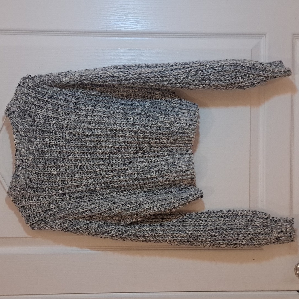 Garage Black and White Knit Women's Sweater - Picture 5 of 5
